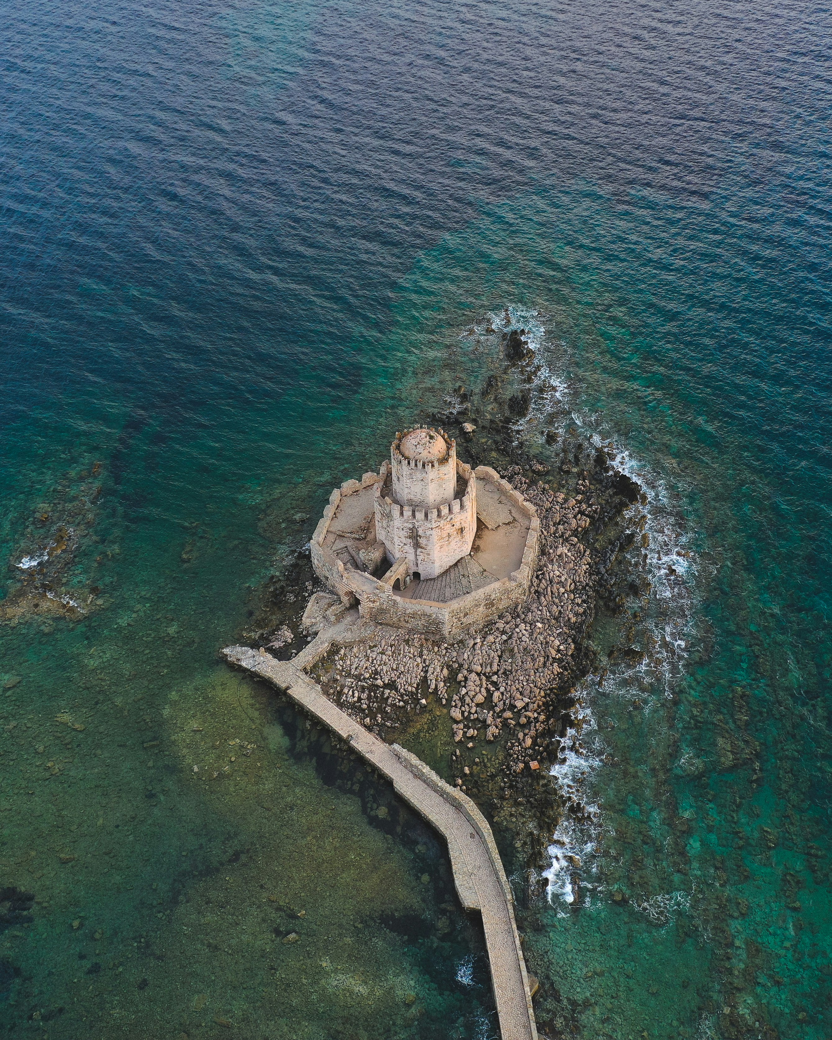 castle near sea